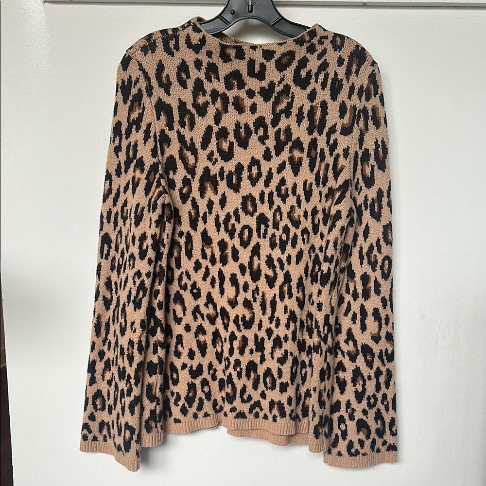Ann Taylor Leopard Print Sweater